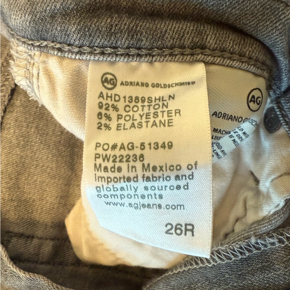 AG Adriano Goldschmied Gray Skinny Jeans - Legging Ankle - Picture 10 of 13